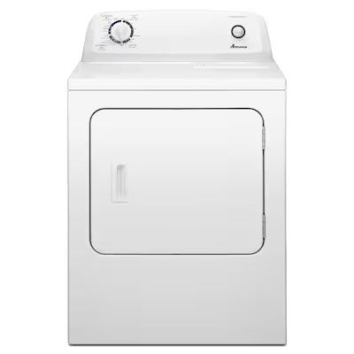 Photo 1 of Amana 6.5-cu ft Electric Dryer (White)