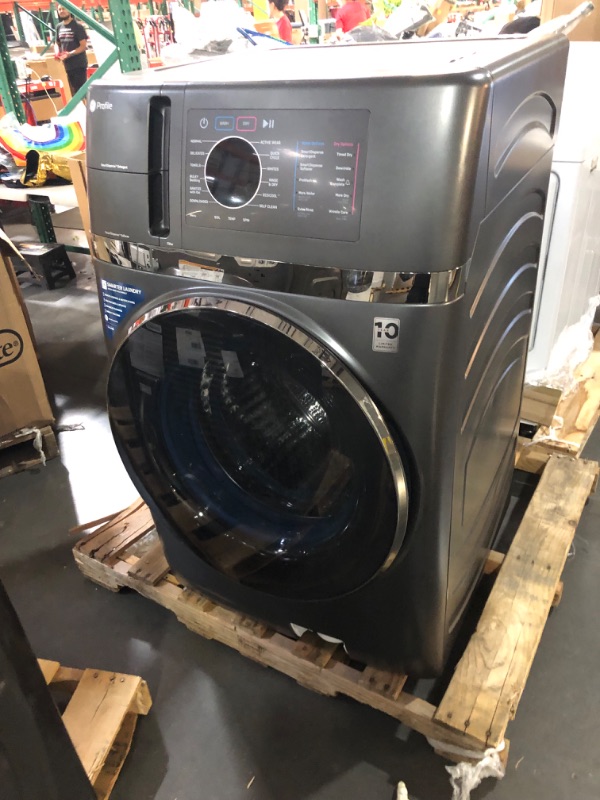 Photo 2 of GE Profile PFQ97HSPVDS 28 Inch Smart Front Load Washer/Dryer Combo with 4.8 cu.ft. Capacity