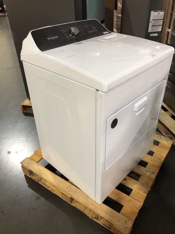 Photo 6 of ***HEAVILY USED AND DIRTY - SEE PICTURES - NO POWER CORD - UNABLE TO TEST***
Whirlpool 7-cu ft Hamper DoorGas Dryer (White)