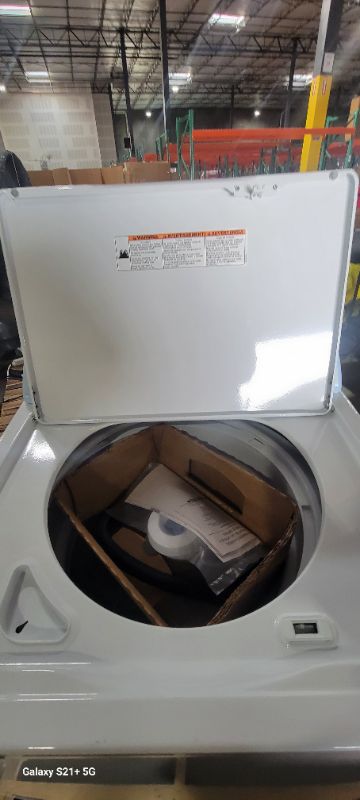 Photo 3 of **PARTS ONLY** Whirlpool 3.5-cu ft High Efficiency Agitator Top-Load Washer (White)