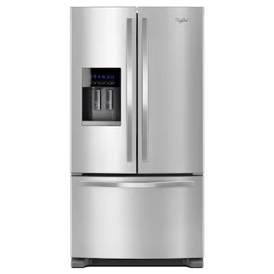 Photo 1 of ***SCRATCHED AND DENTED - SEE PICTURES***
Whirlpool 24.7-cu ft French Door Refrigerator with Ice Maker (Fingerprint Resistant Stainless Steel) ENERGY STAR