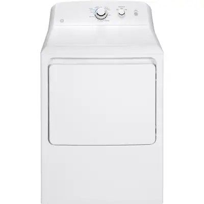 Photo 1 of **damaged**GE 7.2-cu ft Electric Dryer (White)