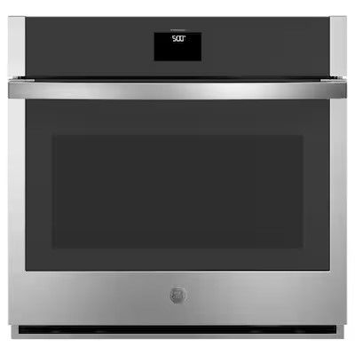 Photo 1 of ***DOOR IS LOCKED** GE 30 in. Smart Single Electric Wall Oven in Stainless Steel with Convection Cooking