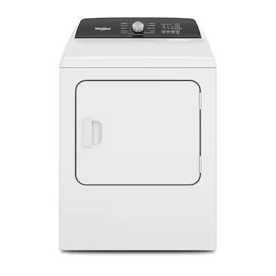 Photo 1 of Whirlpool 7-cu ft Side Swing DoorSteam Cycle Gas Dryer (White)