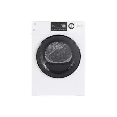 Photo 1 of GE 4.3-cu ft Stackable Electric Dryer (White) ENERGY STAR