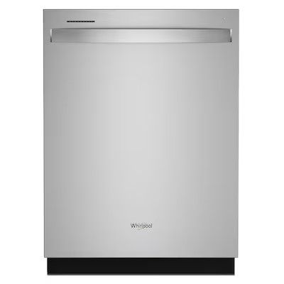 Photo 1 of Whirlpool Top Control 24-in Built-In Dishwasher With Third Rack (Fingerprint Resistant Metallic Steel)