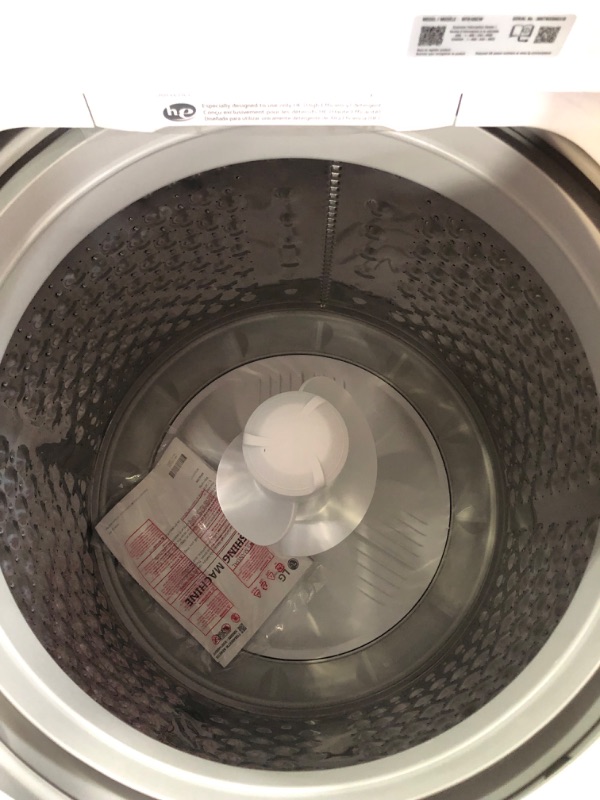 Photo 6 of *LIKE NEW* 4.1 cu. ft. Top Load Washer with 4-Way Agitator® and TurboDrum™ Technology