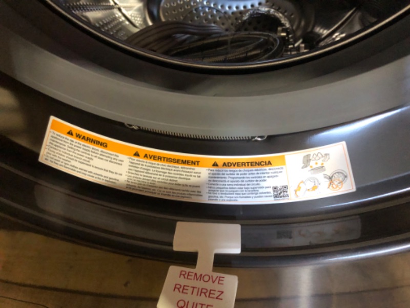Photo 10 of *LIKE NEW* 4.5 cu. ft. Ultra Large Capacity Smart wi-fi Enabled Front Load Washer with TurboWash™ 360° and Built-In Intelligence MODEL #: WM4000HBA SERIAL #: 305WYK0V130