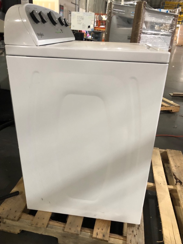 Photo 11 of *MINOR SCRATCHES SEE LAST TWO PHOTOS*
3.5 cu. ft. Top Load Washer with the Deep Water Wash Option MODEL #:WTW4816FW3 SERIAL #: CC3109719