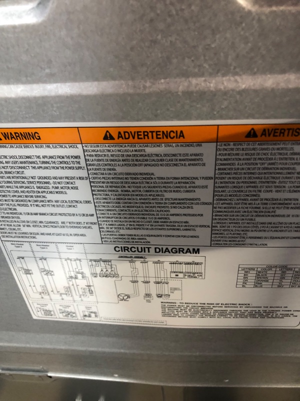 Photo 19 of *MINOR SCRATCH SEE LAST PHOTO*
4.8 cu. ft. Mega Capacity Top Load Washer with 4-Way™ Agitator & TurboDrum™ Technology MODEL #: WT7155CW SERIAL #: 308TNHM1M481