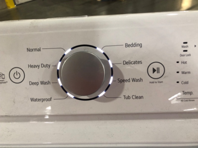 Photo 4 of *MINOR SCRATCH SEE LAST PHOTO*
4.8 cu. ft. Mega Capacity Top Load Washer with 4-Way™ Agitator & TurboDrum™ Technology MODEL #: WT7155CW SERIAL #: 308TNHM1M481