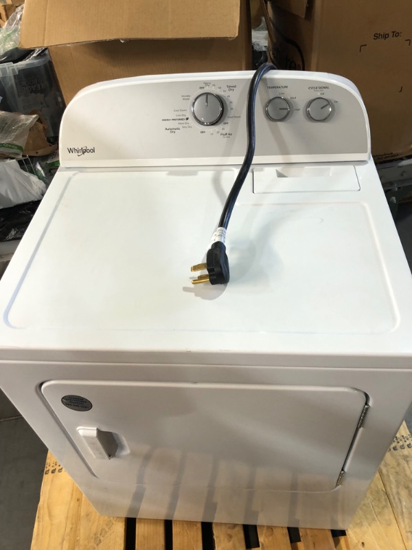 Photo 2 of WHIRLPOOL 7.0 Cu. Ft. Top Load Electric Moisture Sensing Dryer
