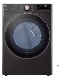 Photo 1 of LG 7.4 cu. ft. Ultra Large Capacity Smart wi-fi Enabled Front Load Electric Dryer with TurboSteam™ and Built-In Intelligence