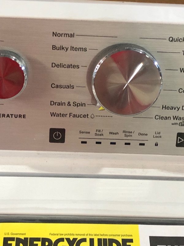 Photo 8 of MAYTAG TOP LOAD WASHER WITH EXTRA POWER - 4.8 CU. FT.
