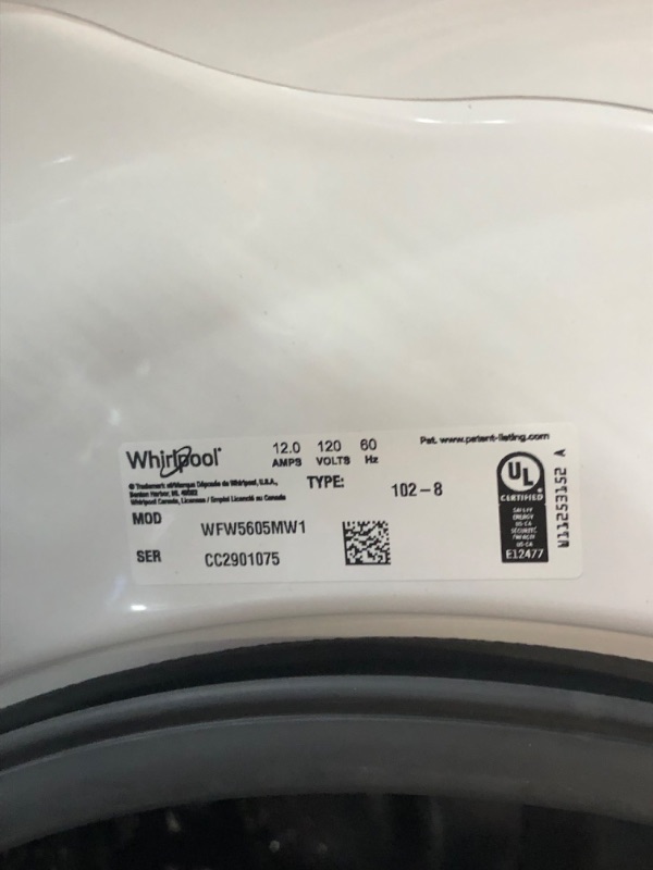 Photo 8 of MAYTAG 4.5 Cu. Ft. Front Load Washer with Quick Wash Cycle
