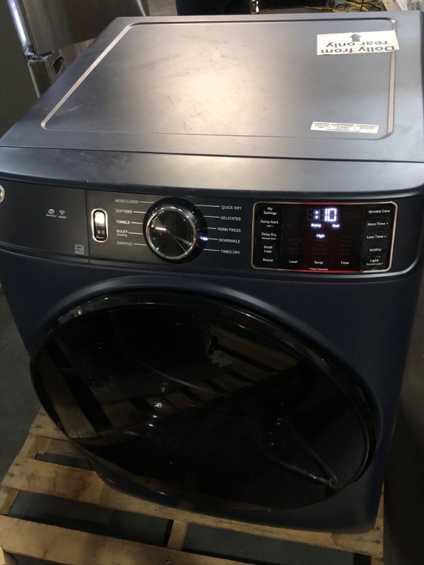 Photo 2 of GE® 7.8 cu. ft. Capacity Smart Front Load Gas Dryer with Sanitize Cycle
