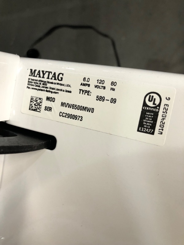 Photo 9 of [READ NOTES]
MAYTAG PET PRO TOP LOAD WASHER - 4.7 CU. FT.
