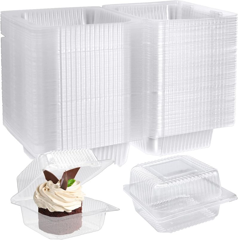 Photo 1 of ***READ NOTES***60 pack of sandwich containers