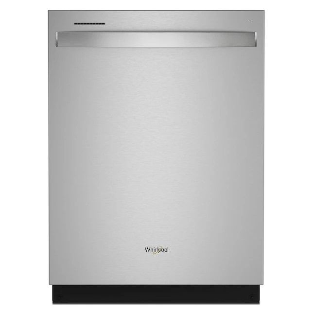 Photo 1 of Whirlpool Top Control 24-in Built-In Dishwasher With Third Rack (Fingerprint Resistant Stainless Steel), 47-dBA