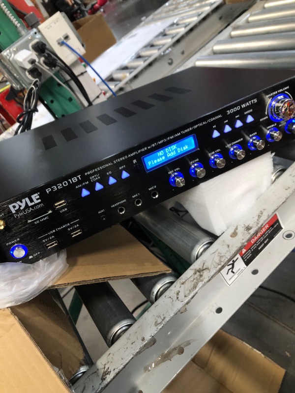 Photo 2 of Pyle Multi Channel Bluetooth Preamplifier Receiver - 3000 Watt Audio 