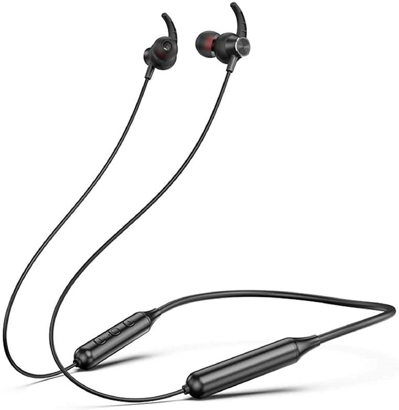 Photo 1 of Bluetooth Headphone,Neckband Earphones,Wirelesss Sport Earbuds,TWS DD9 Running Headset,Waterproof Noise Reduction for Workout Black Fast Pairing Function