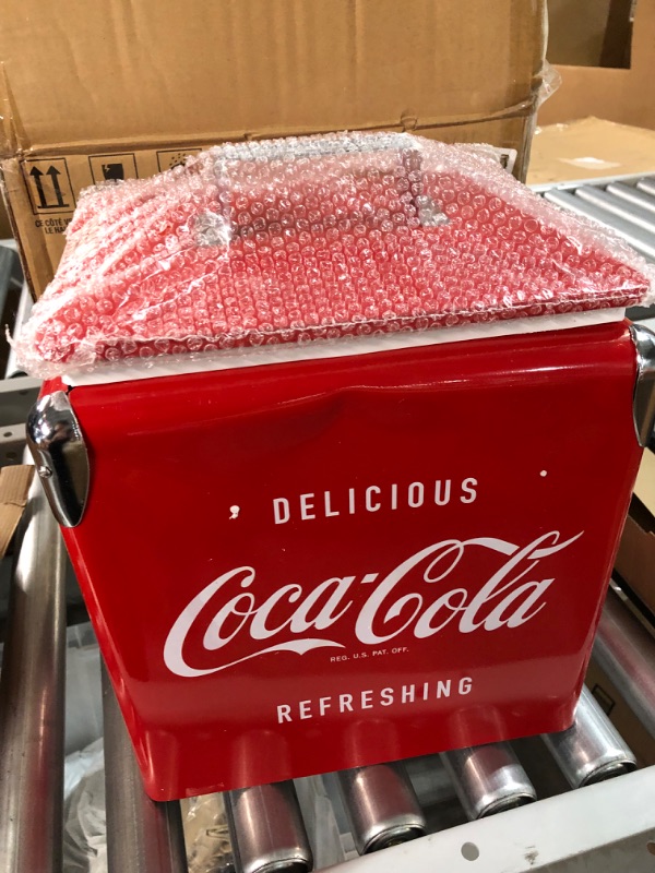 Photo 3 of Coca-Cola Retro Ice Chest Cooler with Bottle Opener 13L (14 qt