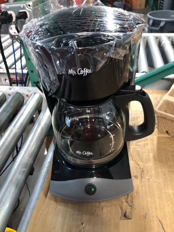 Photo 1 of *USED* MISSING ITEMS* Mr. Coffee Coffee Maker with Auto Pause and Glass Carafe, Black