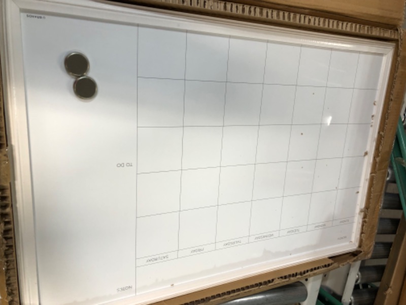 Photo 2 of U Brands Magnetic Dry Erase Calendar Board, 20 x 30 Inches NEW