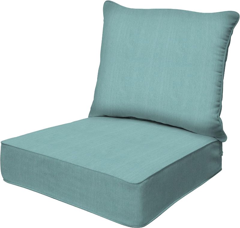 Photo 1 of  Blue Deep Seating Patio Cushion Set
