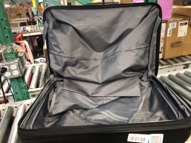 Photo 1 of  Oxford Expandable Spinner Luggage Suitcase with TSA Lock - 30.1 Inch, Black