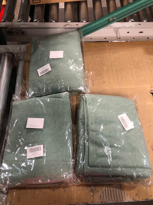 Photo 2 of  (Bundle) 3 sets of 2 Mint Green Pillow Covers 20x20 Inch
