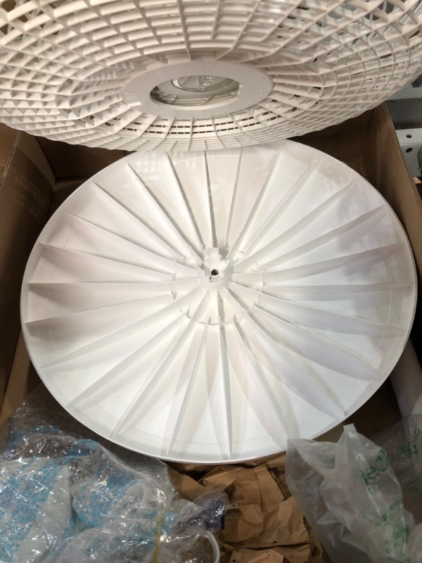 Photo 3 of (Used - see notes) Lasko, White 1820 18? Oscillating Movement Tilt-back Fan Head,