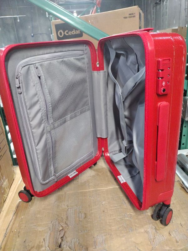 Photo 4 of (USED/See) Hanke Upgrade Carry On Luggage Airline Approved, 20'' Lightweight  Red