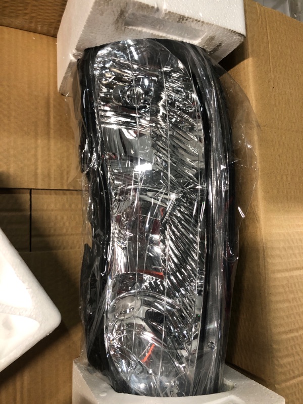 Photo 3 of AUTOSAVER88 Headlight Assembly Compatible with 1997-2003 Chevy Malibu / 1997-1999 Oldsmobile Cutlass Chrome Housing Clear Lens (Passenger and Driver Side)