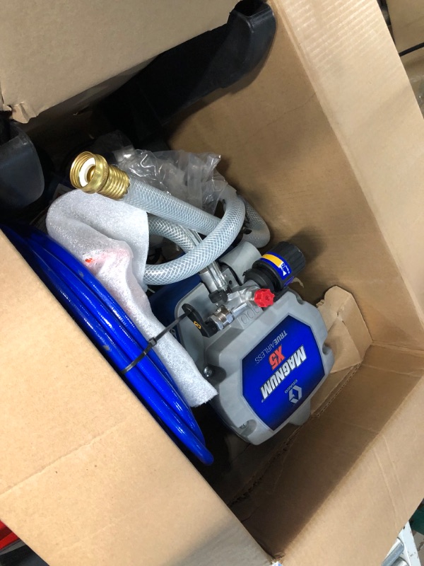 Photo 2 of (PARTS ONLY)Graco Magnum 262800 X5 Stand Airless Paint Sprayer, Blue Magnum X5 Airless Paint Sprayer