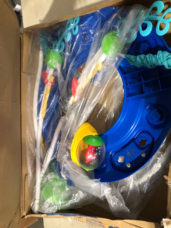 Photo 1 of Delta Children Lil Play Station 4-in-1 Activity Walker Blue