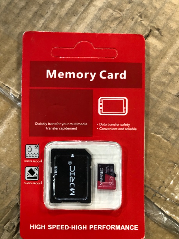 Photo 2 of 512GB Memory Card Class 10 High Speed Micro SD Card 