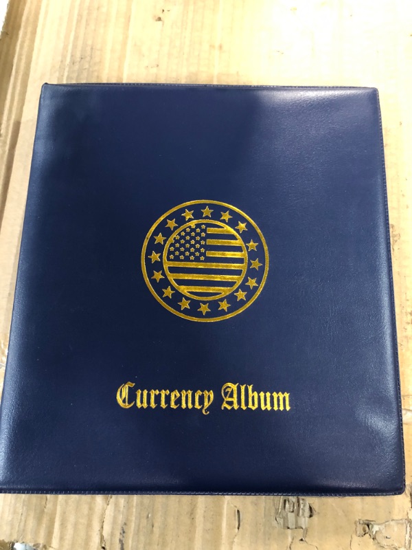 Photo 3 of MUDOR Premium PU Banknote World Currency Collection Album, (Blue)