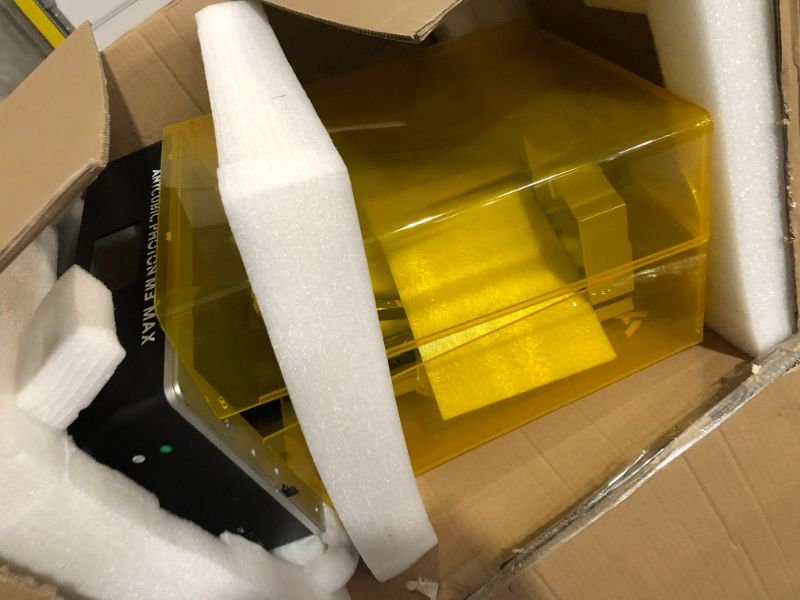 Photo 4 of **PARTS ONLY, DEFECTIVE AND MISSING PARTS** ANYCUBIC Photon M3 Max Resin 3D Printer, 13.6“ 7K UV LCD 3D Printer, Automatic Feeding Resin, Fast Printing, High Precision, Printing Size 11.8” x 11.7” x 6.5”