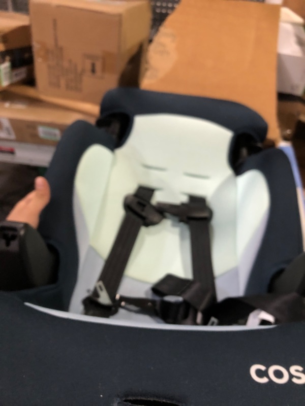 Photo 2 of Cosco Finale DX 2-in-1 Booster Car Seat, Forward Facing 40-100 lbs, Rainbow