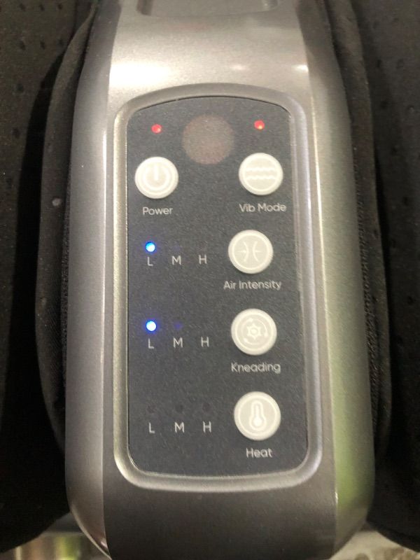 Photo 1 of bonoch Shiatsu Foot Massager Machine with Heat, Foot and Calf Massager with Remote, gray