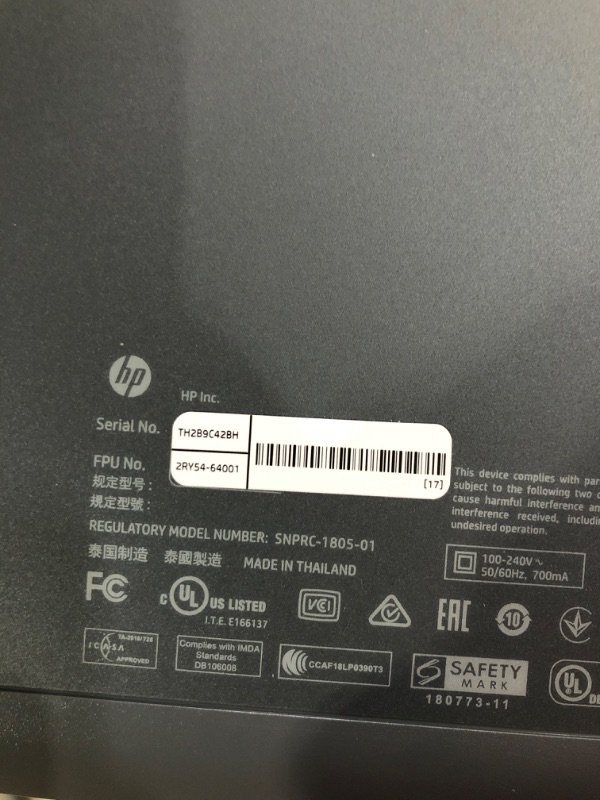 Photo 5 of HP - Tango Wireless Instant Ink Ready Inkjet Printer - Wisp Gray