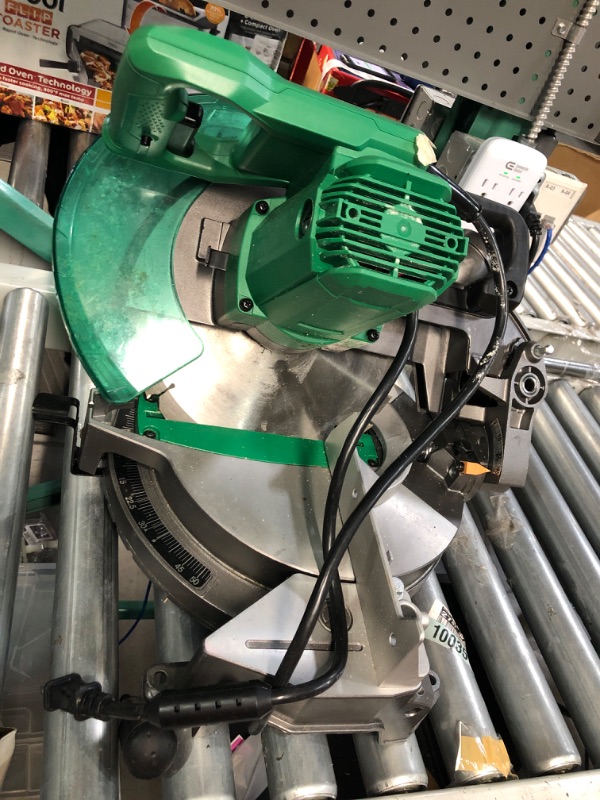 Photo 2 of ***parts only not functional***Metabo HPT Compound 10" Miter Saw with 10-Inch Fine Finish Blade w/ 10-Inch VPR Fine Finish Blade