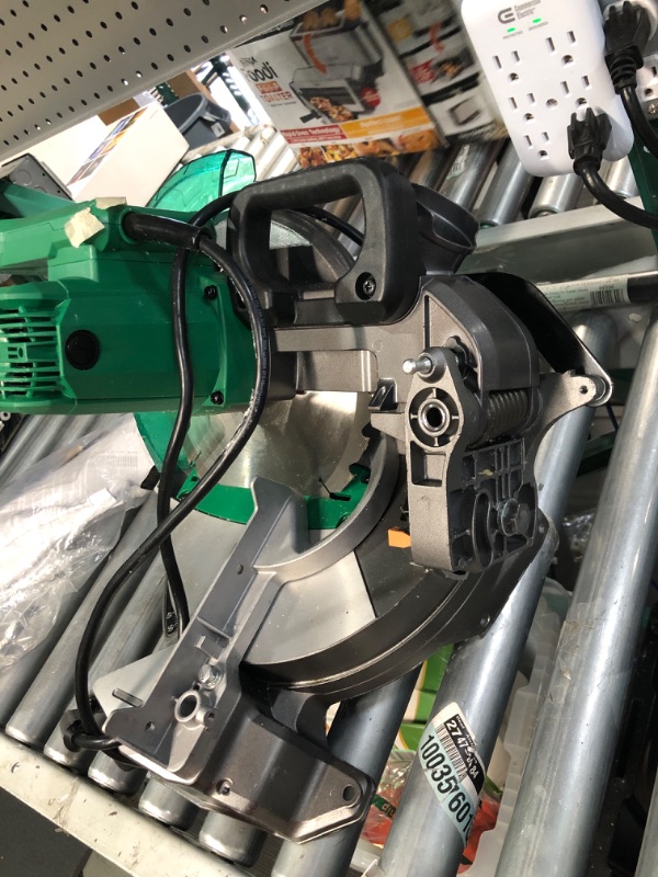 Photo 3 of ***parts only not functional***Metabo HPT Compound 10" Miter Saw with 10-Inch Fine Finish Blade w/ 10-Inch VPR Fine Finish Blade