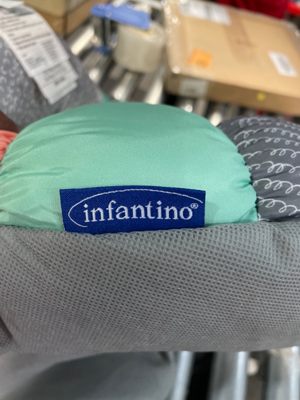 Photo 4 of Infantino Prop-A-Pillar Tummy Time & Seated Support - Pillow Support for Newborn and Older Babies, with Detachable Support Pillow and Toys, 3 Piece Set (Pack of 1) Caterpillar