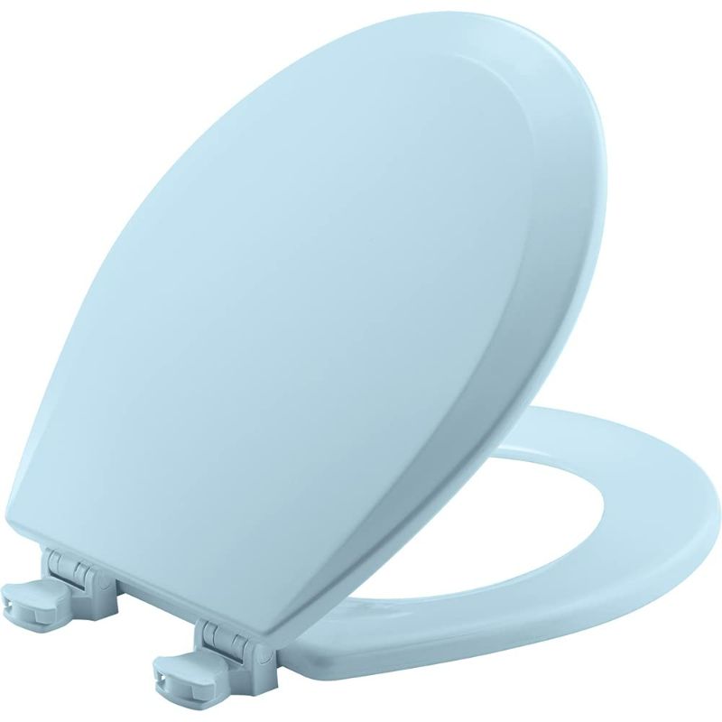 Photo 1 of 
USED - Bemis 500EC 464 500EC464 Toilet Seat, 1 Pack Round, Dresden Blue Round Seat