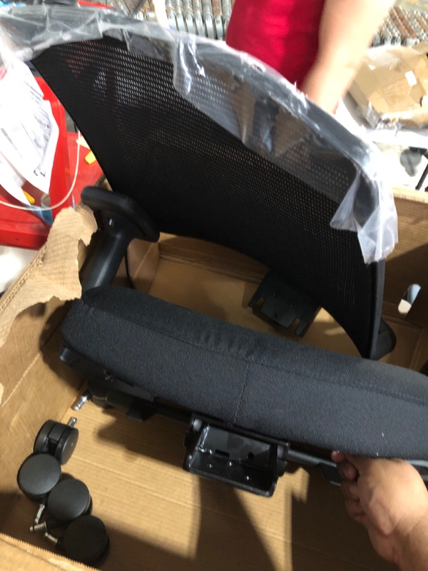 Photo 2 of Ignition 2.0 Mid-Back Adjustable Lumbar Office Chair Black - HON