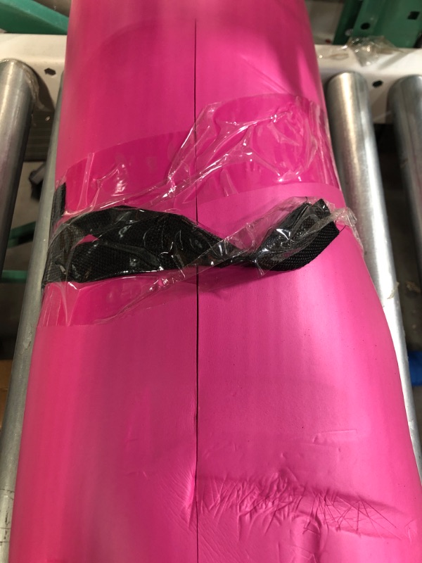 Photo 1 of BalanceFrom  All Purpose 1/2-Inch Extra Thick High Density Anti-Tear Exercise Yoga Mat and Knee Pad with Carrying Strap and Yoga Blocks Pink Yoga Mat with Knee Pad