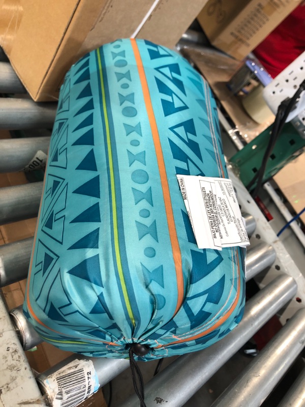 Photo 3 of Coleman 50 Degree Youth Sleeping Bag - Turquoise