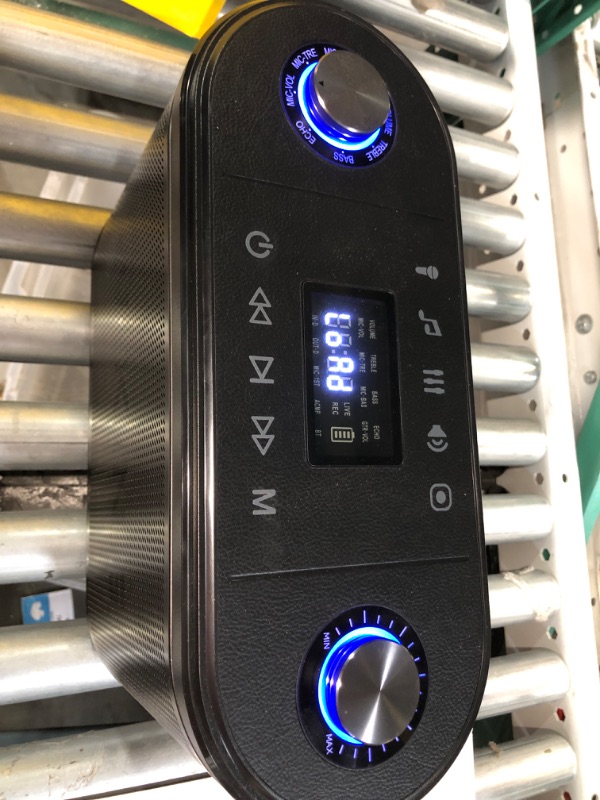Photo 1 of W-KING 120W RMS-150W Peak Portable Bluetooth Speaker Loud, 2.1 Stereo 3-Way Large Party Outdoor Wireless Speaker w/Bass&Treble Adjust/Guitar&MIC Port/UHF Microphone/Accompaniment/REC/Live/HP Monitor